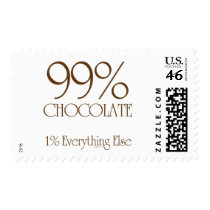 99% Chocolate Postage Stamps