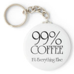99% Coffee Keychain