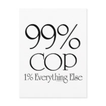 99% Cop postcards