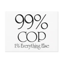 99% Cop postcards