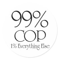 99% Cop stickers by cyndisstuff 99% Cop stickers