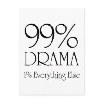 99% Drama Postcard