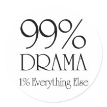 99% Drama Sticker