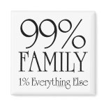 99% Family Fridge Magnet