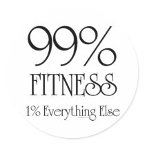 99% Fitness stickers