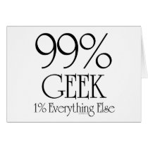 99% Geek Card