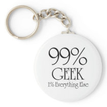 99% Geek Key Chains