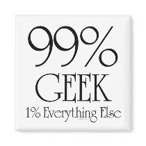 99% Geek Refrigerator Magnets
