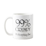 99% Grumpy Coffee Mug