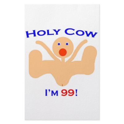 99 Holy Cow! Stationery Design by oddballbirthdays7