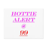 99 Hottie Alert Postcard
