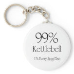99% Kettlebell Key Chains