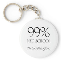 99% Med School Keychain
