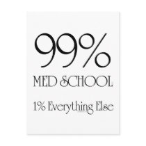 99% Med School Postcards