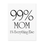 99% Mom Post Card