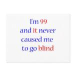 99 never gone blind postcards