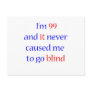 99 never gone blind postcards