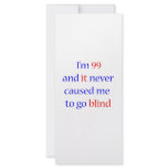 99 never gone blind rack cards