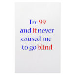 99 never gone blind stationery