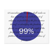 99% Occupy Wall Street Postcard