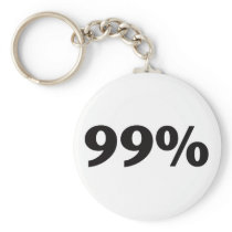 99 Percent Keychain