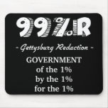 99%r Gettysburg Address government of 1% Mousepads