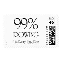 99% Rowing Postage Stamp
