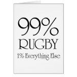 99% Rugby Greeting Cards