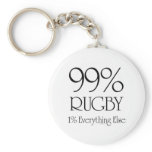99% Rugby Keychains