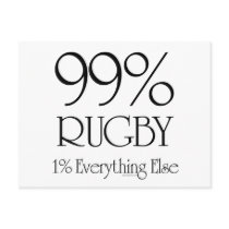 99% Rugby postcards