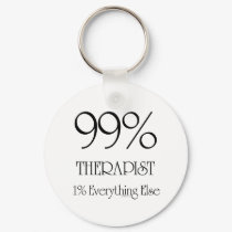 99% Therapist keychains