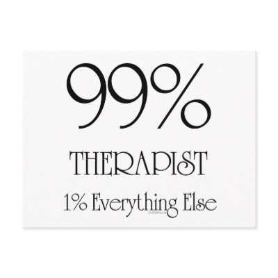 99% Therapist Postcards by cyndisstuff