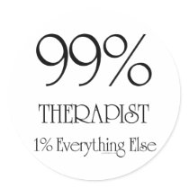 99% Therapist stickers by cyndisstuff 99% Therapist stickers