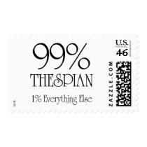 99% Thespian Postage Stamp