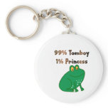 99% Tomboy and 1% Princess Key Chains
