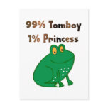 99% Tomboy and 1% Princess Post Cards