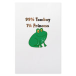 99% Tomboy and 1% Princess Stationery Design