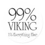 99% Viking Stickers