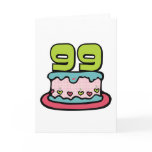 99 Year Old Birthday Cake Cards