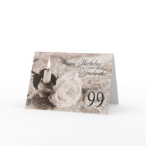 99th Birthday card for Grandmother
