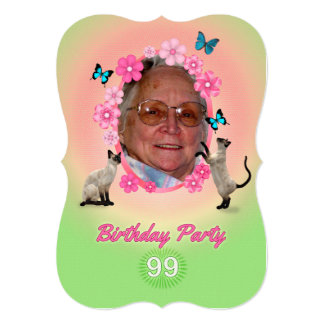 99th Birthday Invitations & Announcements | Zazzle