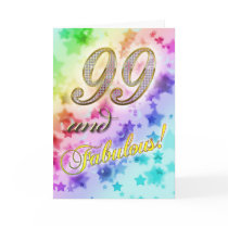 99th Birthday party Invitation Card