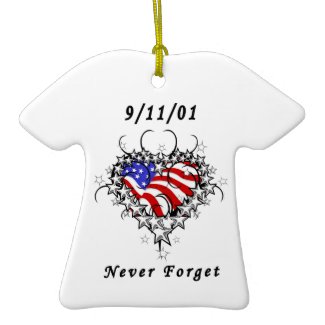 9/11/01 Patriotic Tattoo ornament