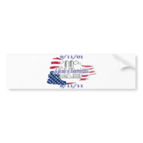 9-11 10th Anniversary Commemorative Bumper Sticker
