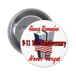 9-11 10th Anniversary Commemorative Button