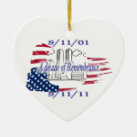 9-11 10th Anniversary Commemorative Ornament
