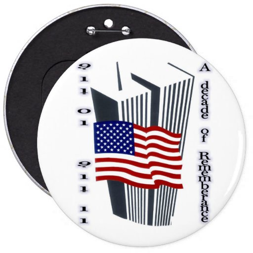 9-11 10th Anniversary Commemorative Pin