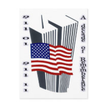 9-11 10th Anniversary Commemorative Postcard