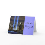 9-11 10th Anniversary Remembrance Greeting Card