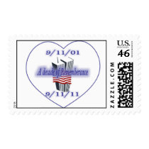 9-11 10th Anniversary Remembrance Stamps
